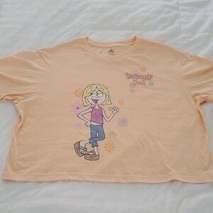 Lizzie McGuire Crop Top Disney Shirt XL